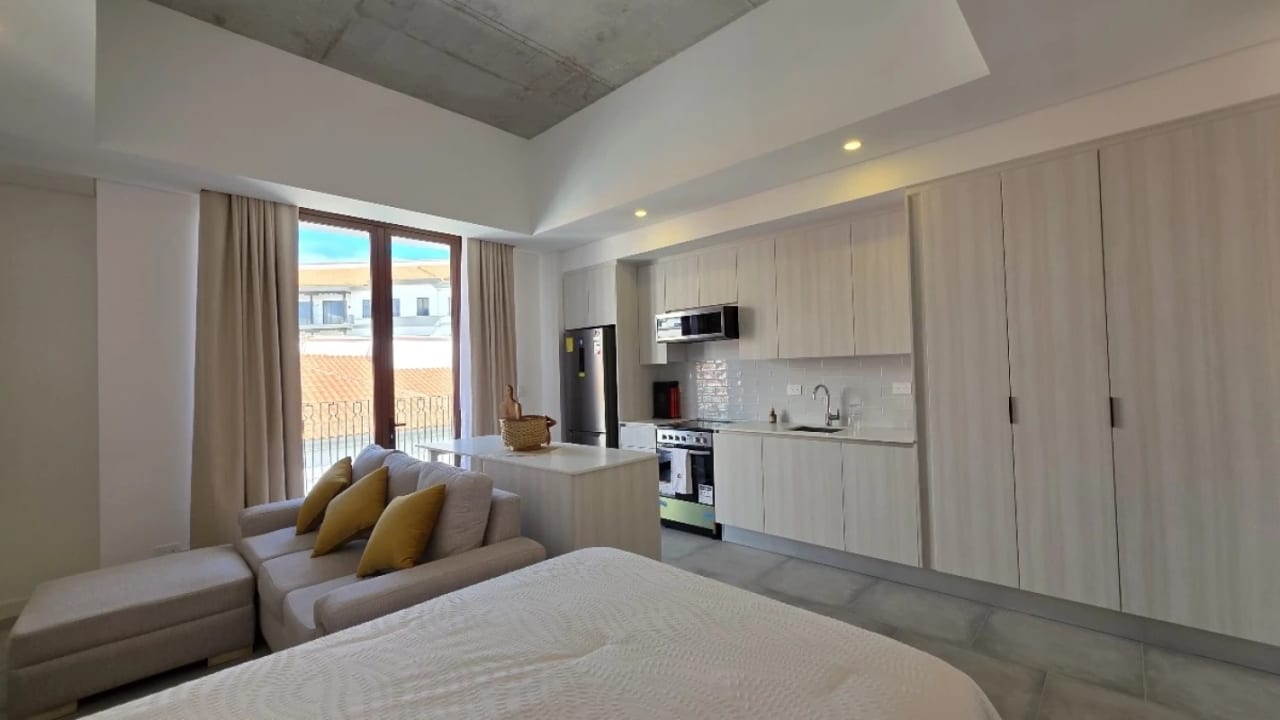 Apartamento amueblado en Antares Cayala tipo estudio — Apartamento en Alquiler en Antares de Cayalá, Zona 16, Guatemala, Ciudad — foto 1 de 16