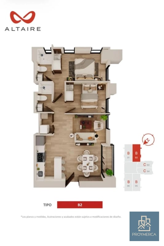 Apartamento en venta, Edificio Altaire, Zona 11 - 5