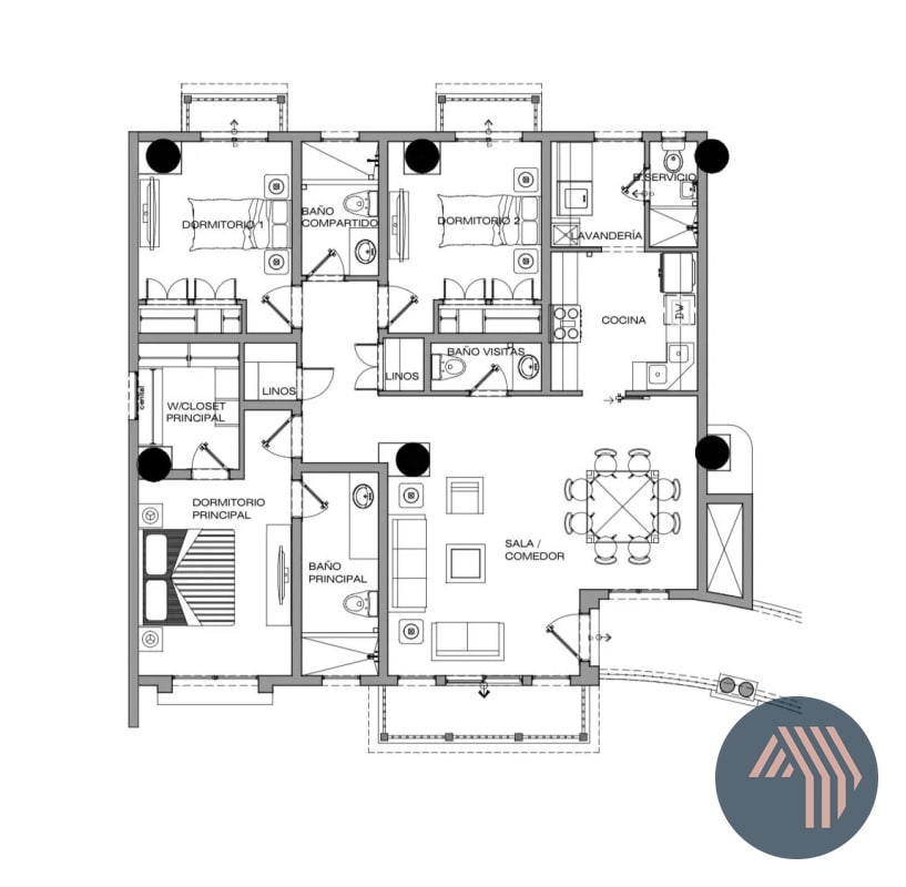 ALQUILER DE HERMOSO APARTAMENTO - DURIÁN CAYALÁ, ZONA 16 - 2
