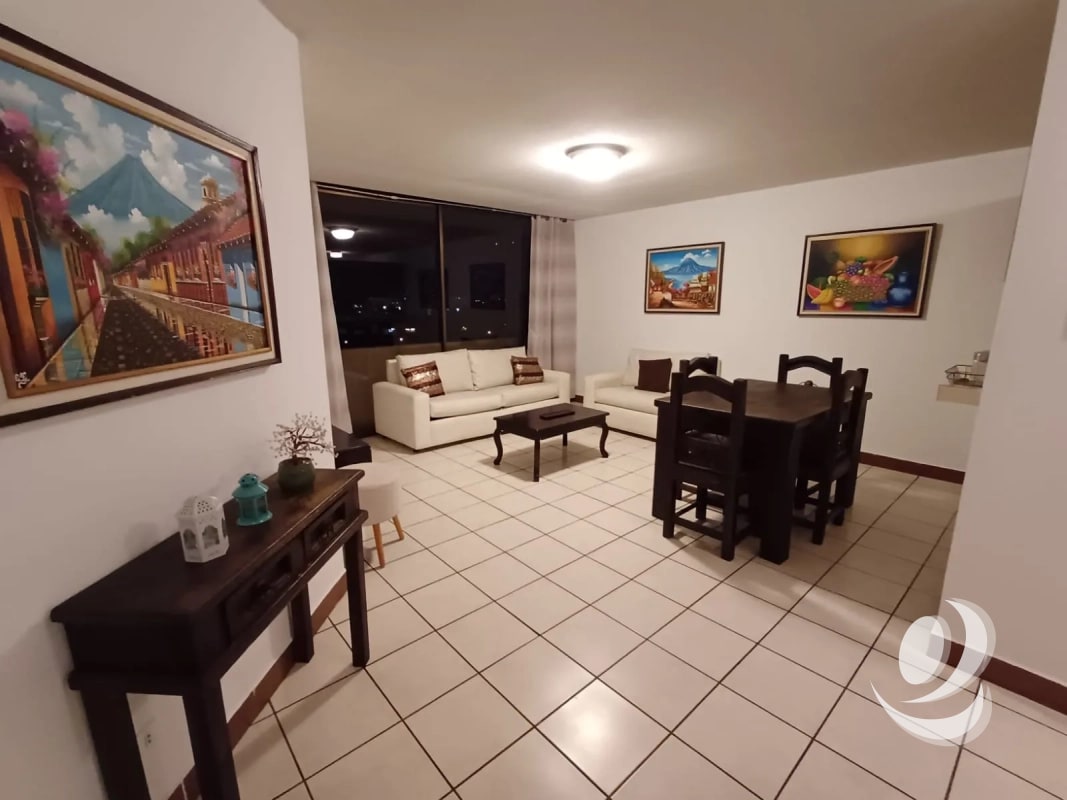 APARTAMENTO AMUEBLADO EN RENTA EDIFICIO AVENIDA ZONA 10 - 9