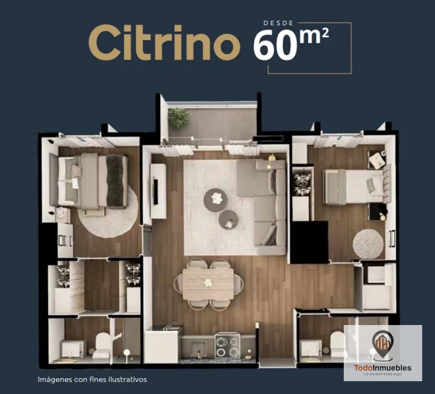 Apartamento en Venta en Atarah z10 de 2 habitación - 13