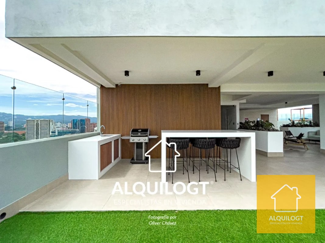 APARTAMENTO AMUEBLADO EN BRUNELO  ZONA 10 DE 1 HAB AGT2891 - 9