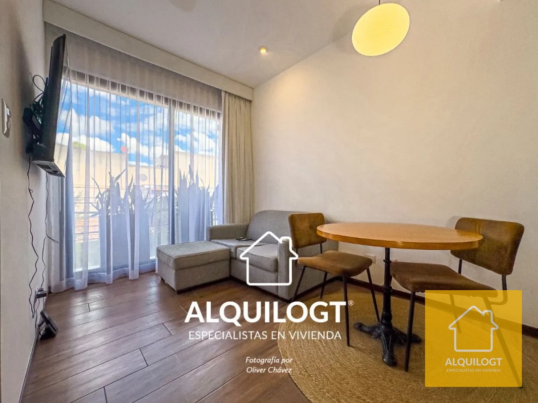 APARTAMENTO AMUEBLADO EN BRUNELO  ZONA 10 DE 1 HAB AGT2891 - 2