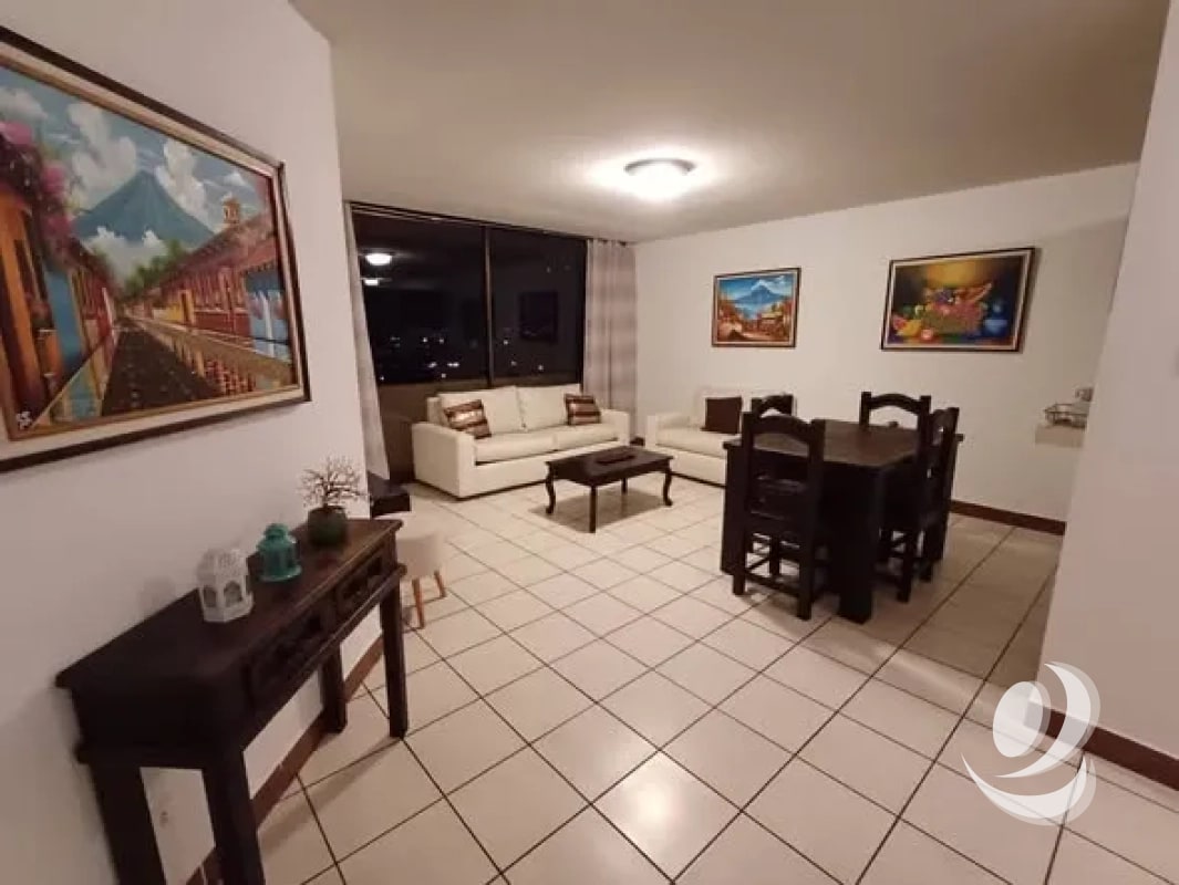 APARTAMENTO AMUEBLADO EN RENTA EDIFICIO AVENIDA ZONA 10 - 4