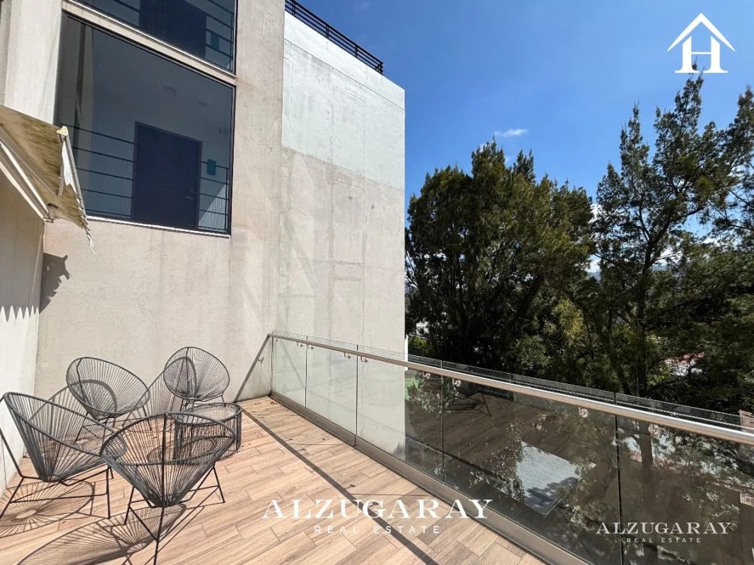 APTO. AMUEBLADO C/ TERRAZA 2 HAB / EDIFICIO BE 14, ZONA 14 - 4