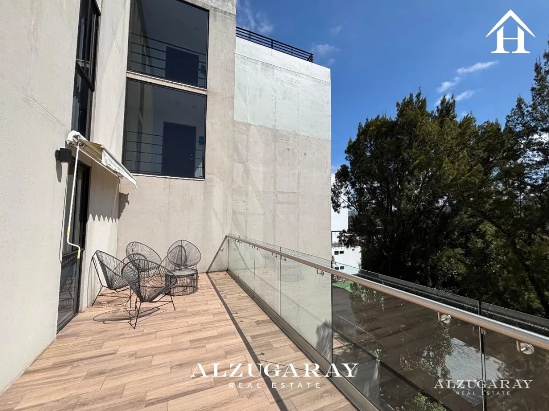 APTO. AMUEBLADO C/ TERRAZA 2 HAB / EDIFICIO BE 14, ZONA 14 - 10