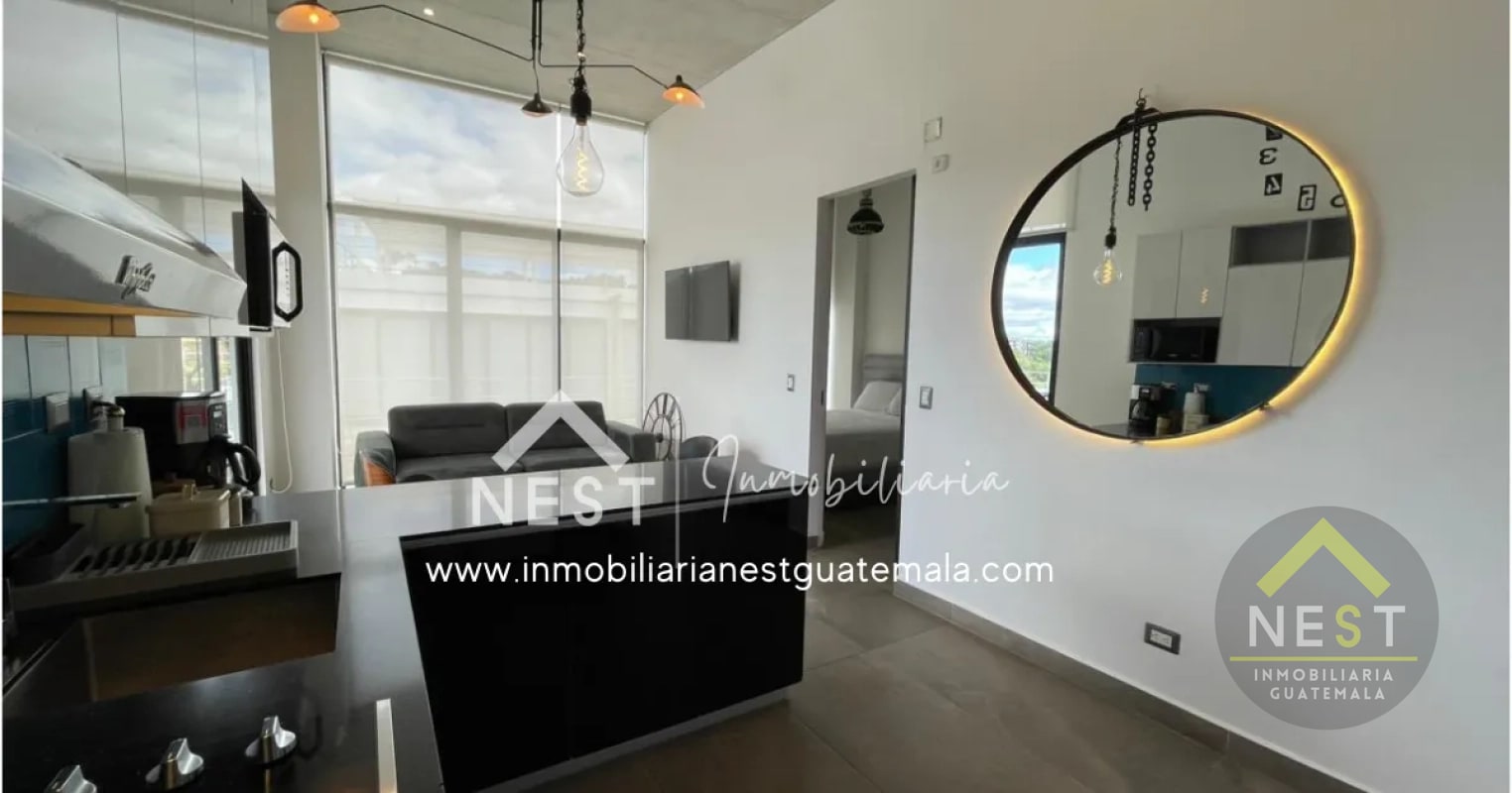 Penthouse amueblado con acabados de lujo y una terraza única, en Renta | SHIFT CAYALÁ - Zona 16 - 13