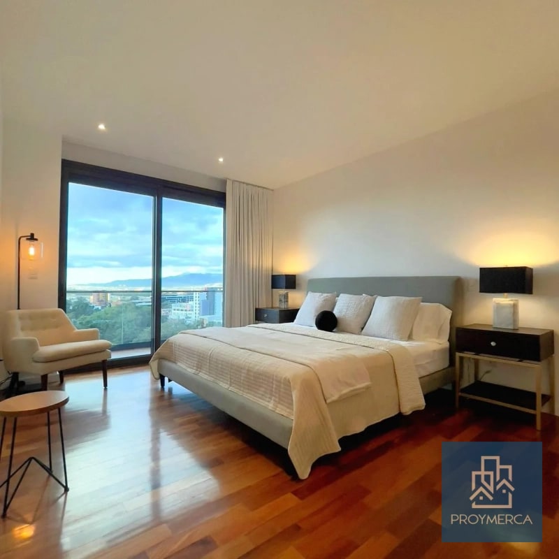Apartamento amueblado en alquiler, Edificio Lucca, Zona 10 - 2