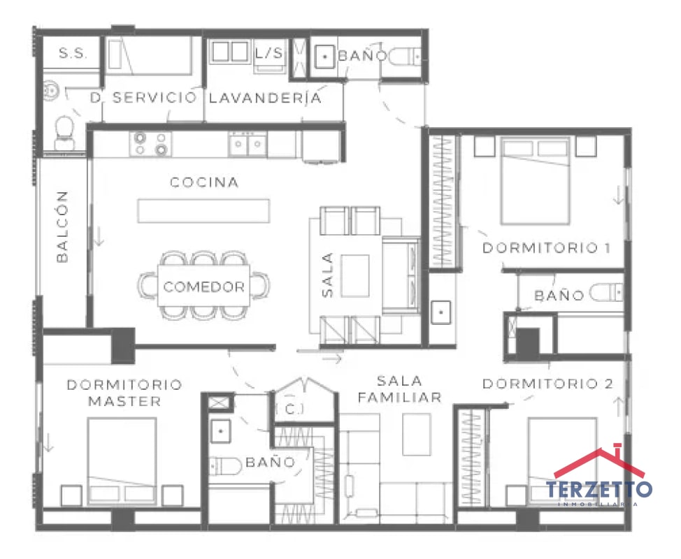Apartamnto Zona 13 - 2
