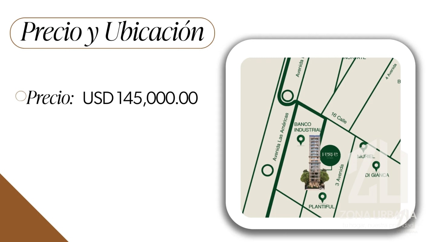 Apartamento ideal para inversión en VERVE, Zona 14 - 5