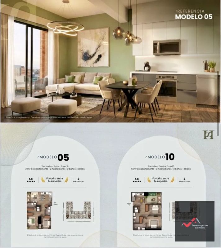 APARTAMENTOS EN PREVENTA – ZONA 10 - 6