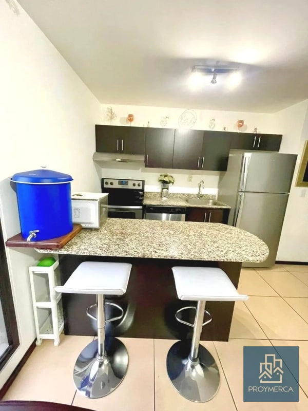 Apartamento amueblado en alquiler, Edificio Madeleine, Zona 10 - 8
