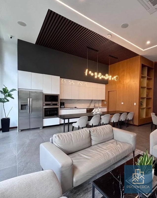 Apartamento semi amueblado en alquiler, Reserva 5ta Avenida, Zona 14 - 15