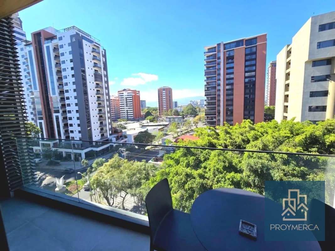 Apartamento semi amueblado en alquiler, Reserva 5ta Avenida, Zona 14 - 14
