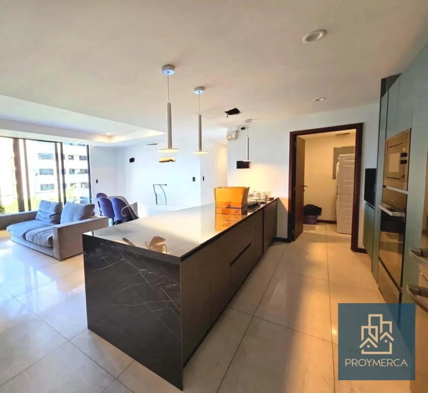Apartamento semi amueblado en alquiler, Reserva 5ta Avenida, Zona 14 - 7