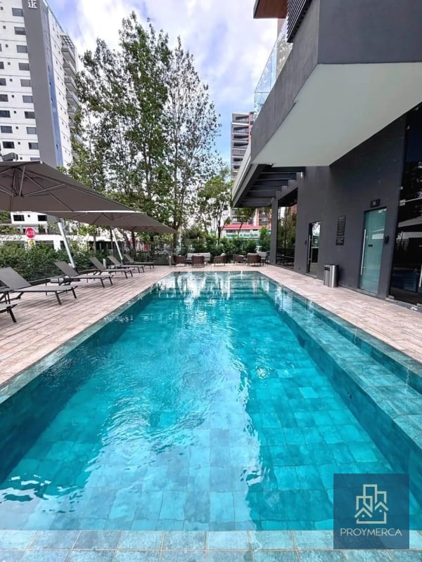 Apartamento semi amueblado en alquiler, Reserva 5ta Avenida, Zona 14 - 5