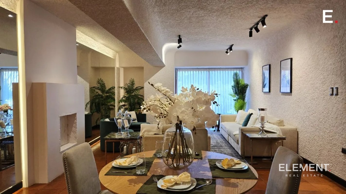 Apartamento con jardín y amueblado en renta- Mediterraneo VH1, Z. 15 - 1