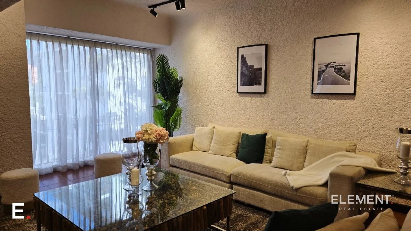 Apartamento con jardín y amueblado en renta- Mediterraneo VH1, Z. 15 - 14