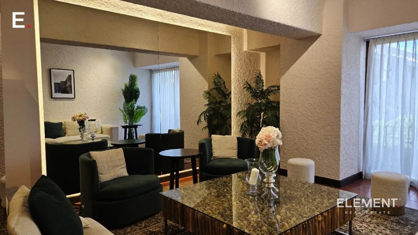 Apartamento con jardín y amueblado en renta- Mediterraneo VH1, Z. 15 - 13