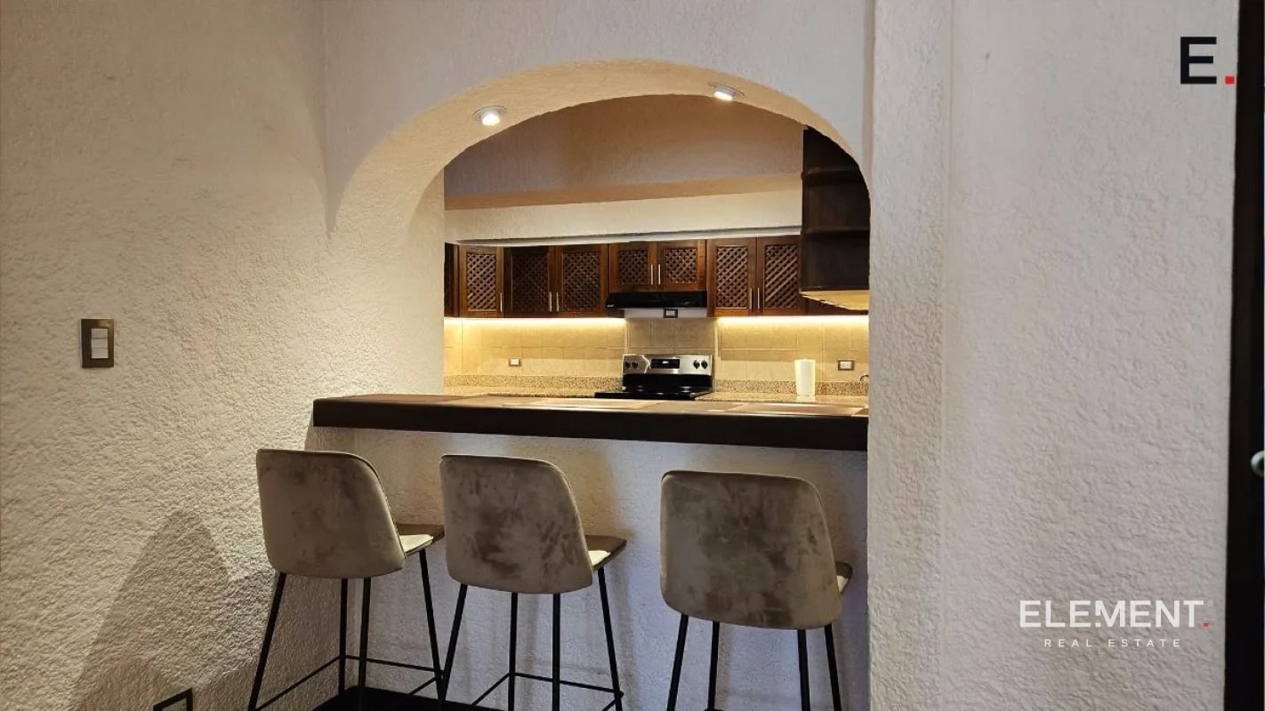 Apartamento con jardín y amueblado en renta- Mediterraneo VH1, Z. 15 - 11