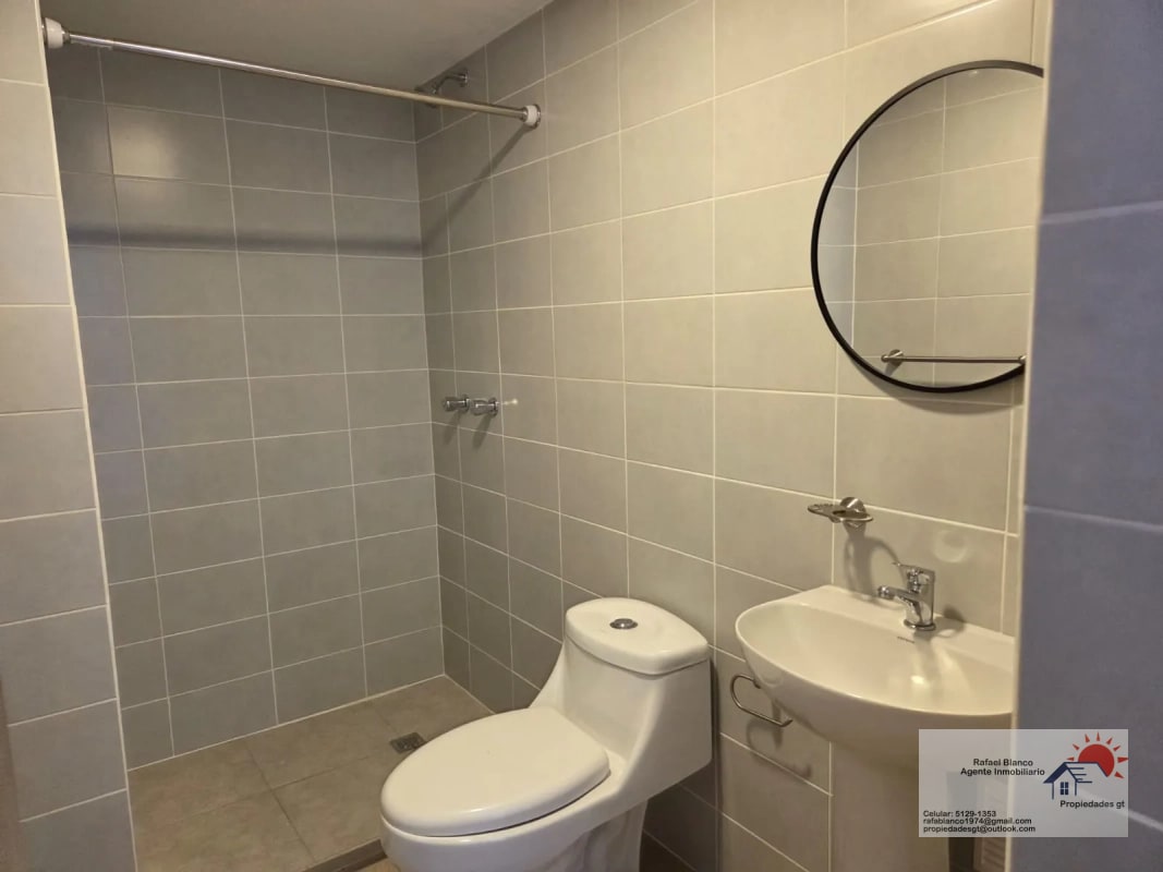 RENTO APTO Z.12 EDIF. ARMONIA REF.6901 *70M2, 3 HAB, 2 BAÑOS, 2 PARQUEOS, BODEGA, LINEA BLANCA Q.6000* - 6