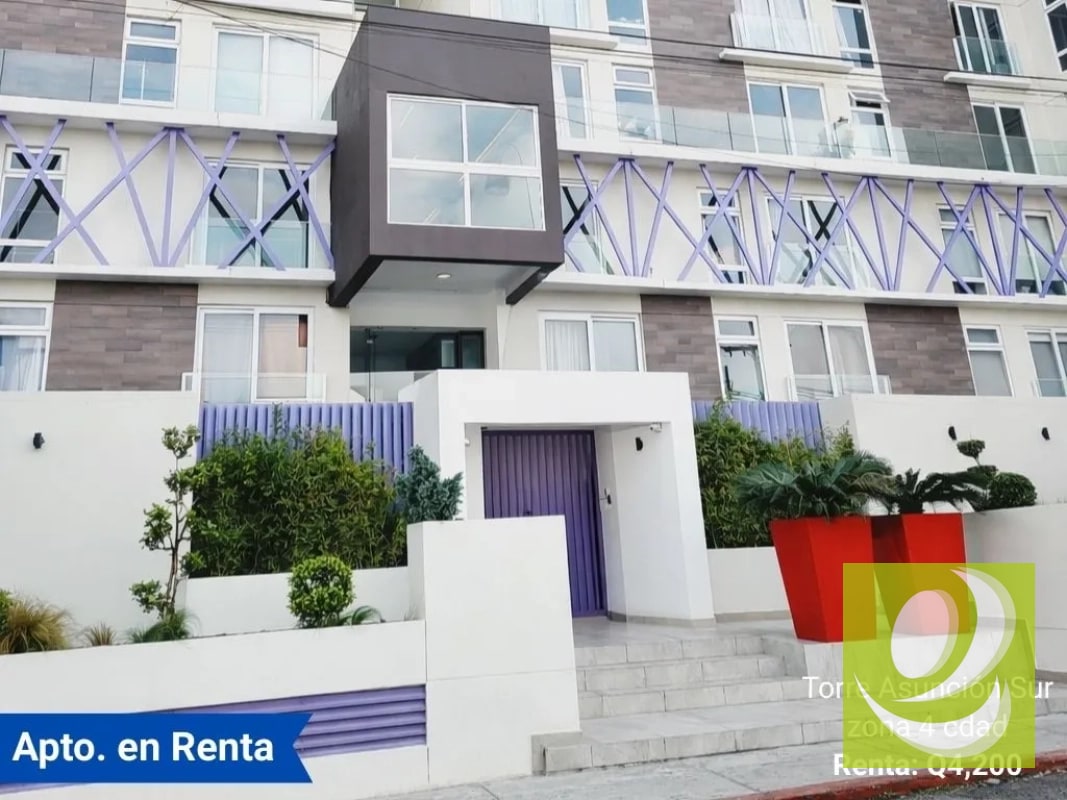Apartamento en Renta en Torre Asunción Sur zona 5 cdad - 1