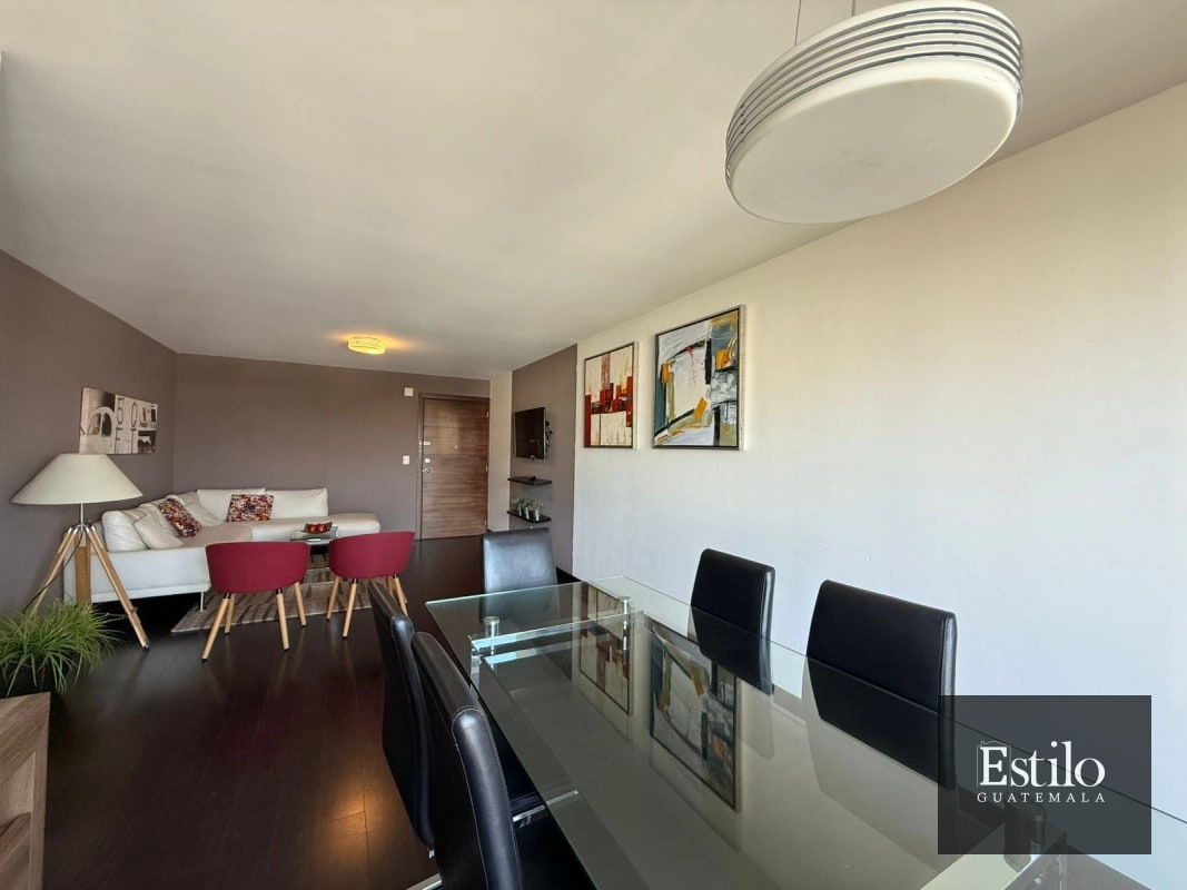 HERMOSO APARTAMENTO AMUEBLADO EN VENTA. ZONA 14 - 7