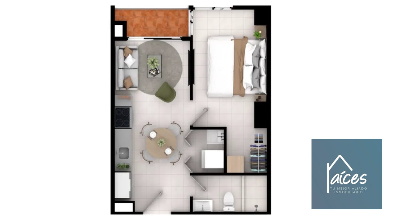 Apartamento estudio en venta MINERVA Zona 2 (D) — Apartamento en Venta en Zona 2, Guatemala, Ciudad — foto 9 de 10