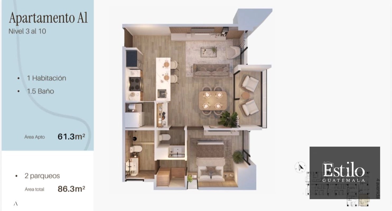 APARTAMENTO EN PLANOS - 5