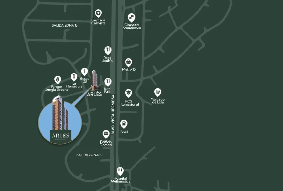 Apartamentos en venta en Arlés, Zona 15, VH2 — Apartamento en Venta en Arles, Zona 15, Guatemala, Ciudad — foto 6 de 6