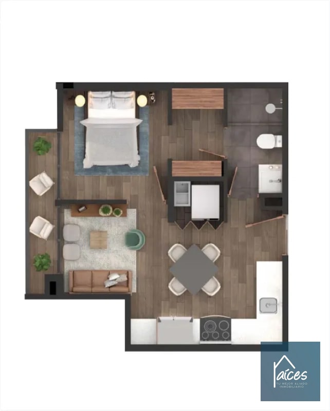 Apartamento en venta Modelo 4 CASA TAURE Zona 10 (D) - 6