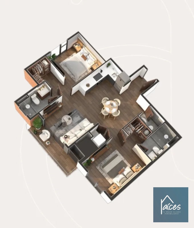 Apartamento en venta Modelo 1 CASA ARCO Zona 10 (D) - 7