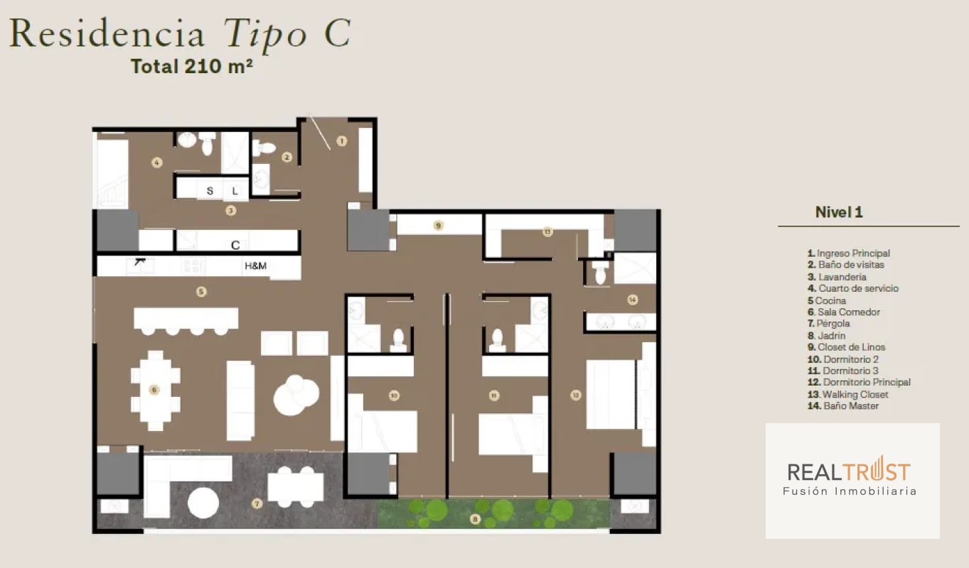 Apartamento en venta Edificio Giardino zona 10 - 2