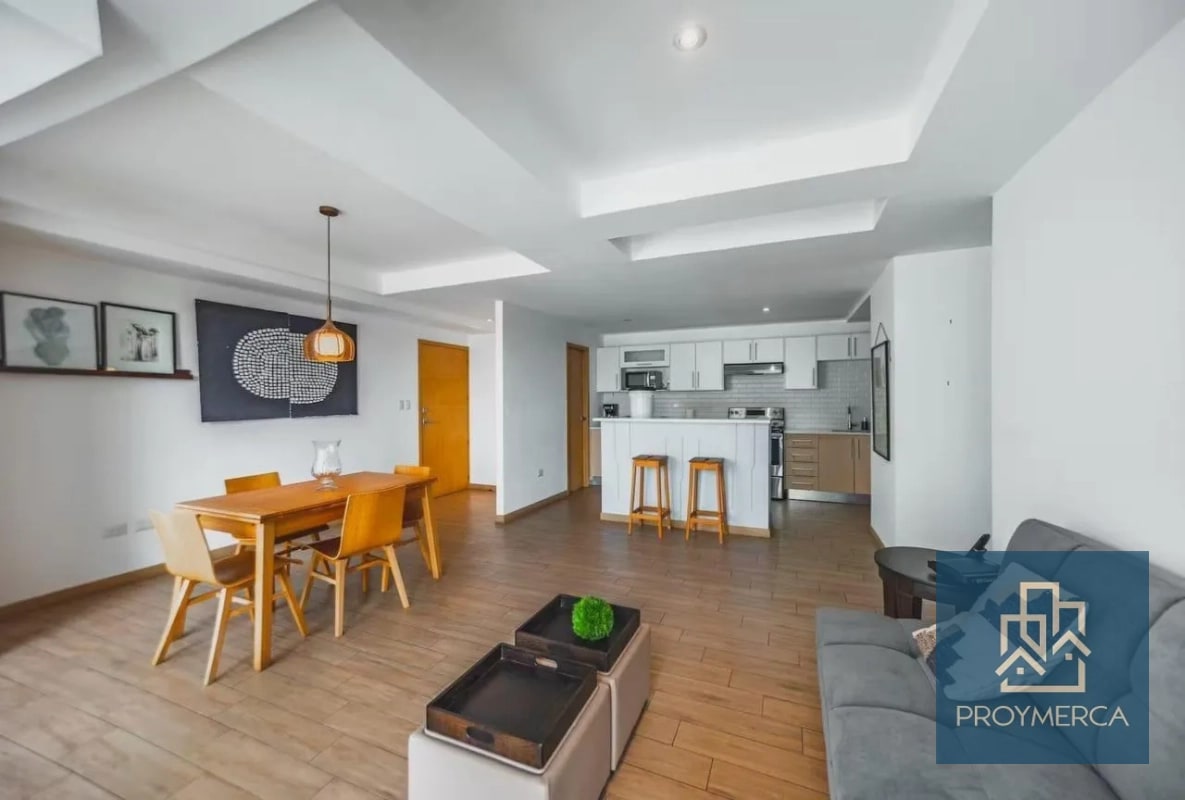 Apartamento amueblado en venta, Edificio City Haus, Zona 10 - 13