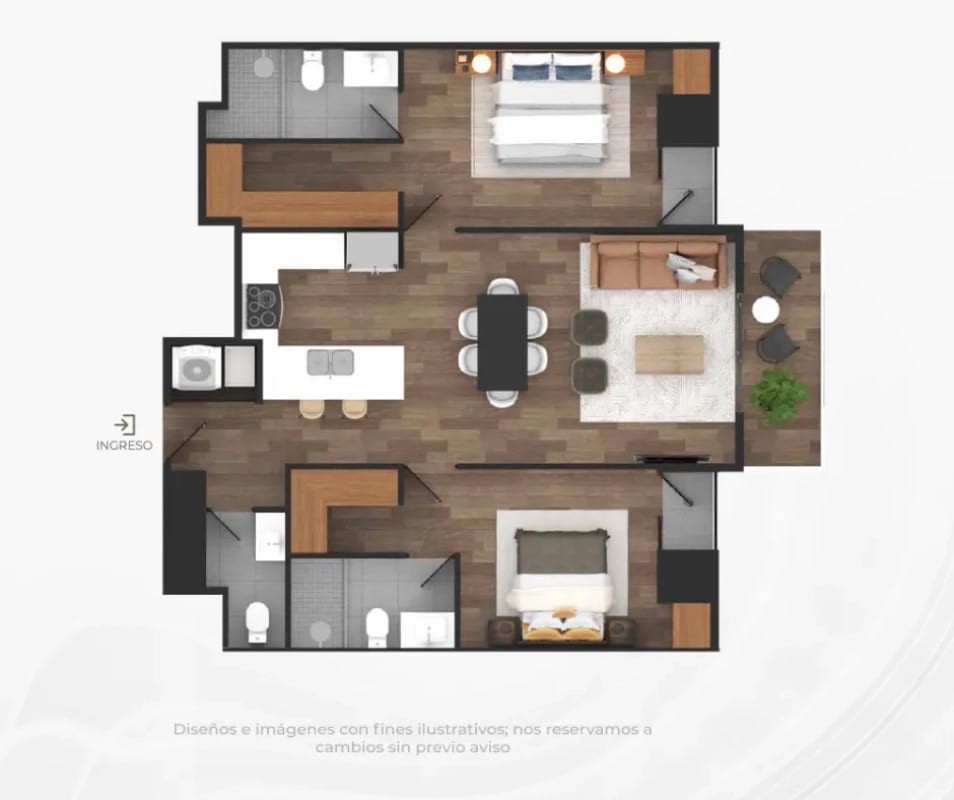 PROYECTO Apartamentos para estrenar Casalini Los Arcos, Zona 10 — Apartamento en Venta en Casalini Los Arcos, Zona 10, Guatemala, Ciudad — foto 7 de 14