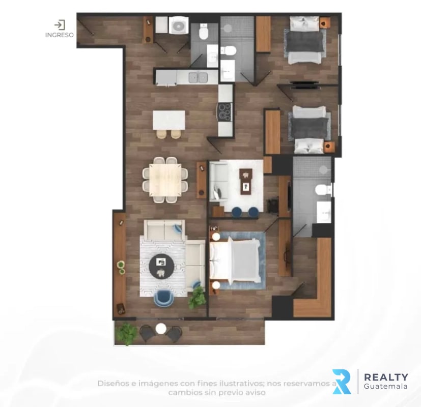 PROYECTO Apartamentos para estrenar Casalini Los Arcos, Zona 10 - 6