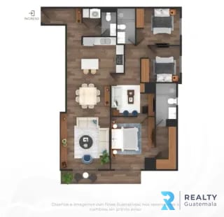 PROYECTO Apartamentos para estrenar Casalini Los Arcos, Zona 10 — Apartamento en Venta en Casalini Los Arcos, Zona 10, Guatemala, Ciudad — miniatura 6 de 14