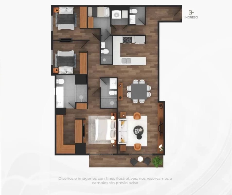 PROYECTO Apartamentos para estrenar Casalini Los Arcos, Zona 10 — Apartamento en Venta en Casalini Los Arcos, Zona 10, Guatemala, Ciudad — foto 5 de 14