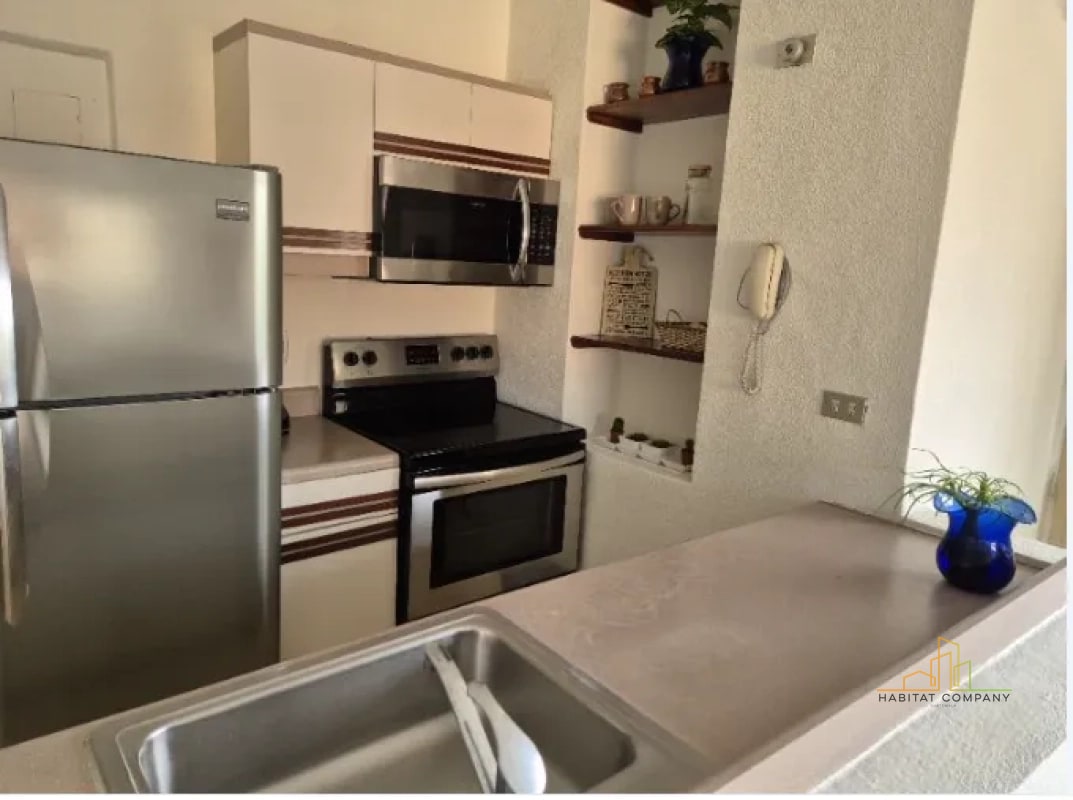 APARTAMENTO AMUEBLADO EN RENTA ZONA 14- CERCANO A LA AVENIDA A LAS AMERICAS- 2dorm/1 parqueo - 5