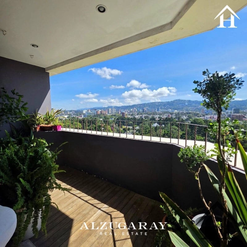 penthouse con jardin pergola y jacuzzi en zona 14 - 2