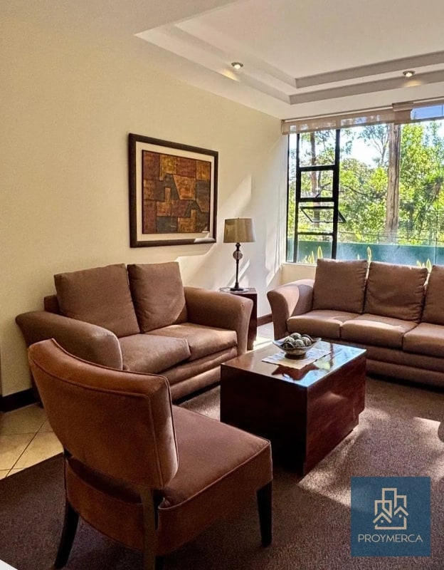 Apartamento amueblado en alquiler, Edificio Milenia, Zona 10 - 6