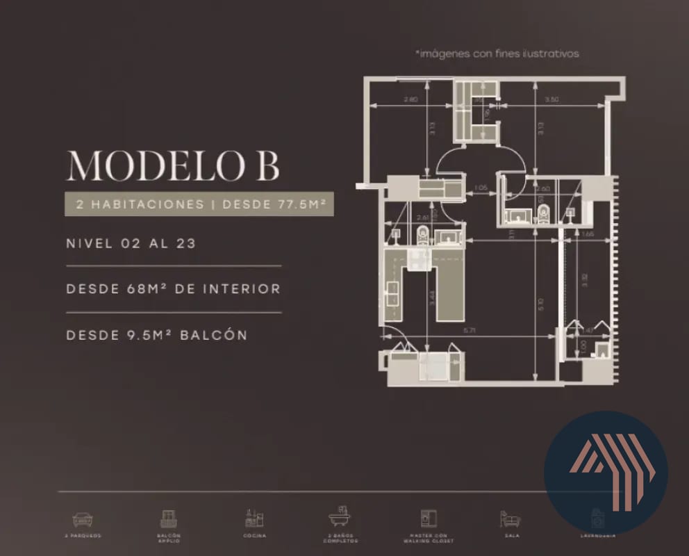 Venta de Exclusivo Proyecto de Apartamentos en Planos - Cetri, Zona 14 — Apartamento en Venta en Zona 14, Guatemala, Ciudad — foto 5 de 14