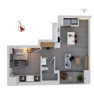 ALQUILO APARTAMENTO Z.16 ANTARES DE CAYALA — Apartamento en Alquiler en Antares de Cayalá, Zona 16, Guatemala, Ciudad — miniatura 10 de 11