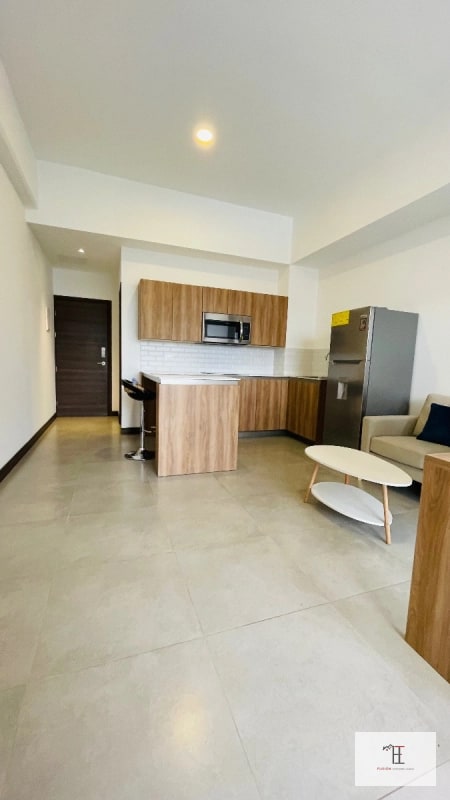 RENTO APARTAMENTO TIPO ESTUDIO MODERNO Y AMUEBLADO EN EDIFICIO ELEMENTO ZONA 13 FINAL LAS AMÉRICAS - 1