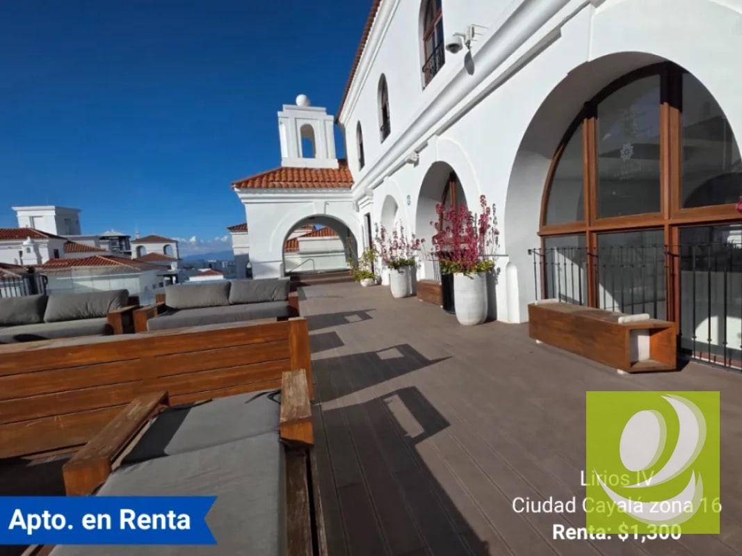 Apartamento en Renta en Lirios, Ciudad Cayalá z. 16 - 1