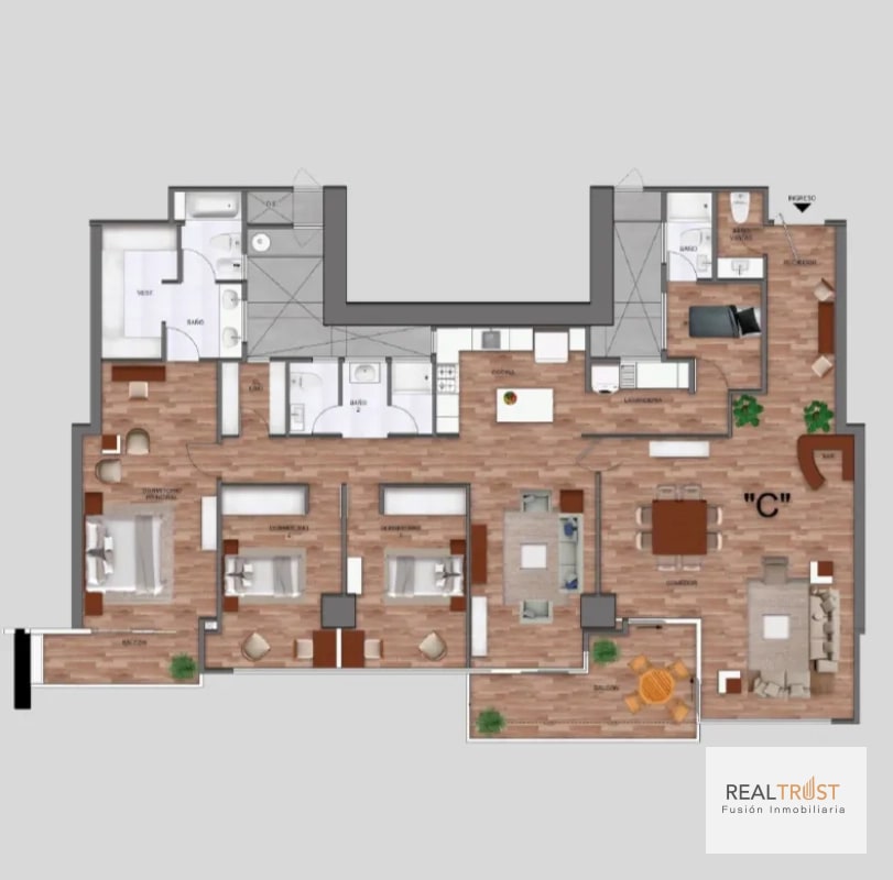 En renta apartamentos de centro, Zona 10 - 7