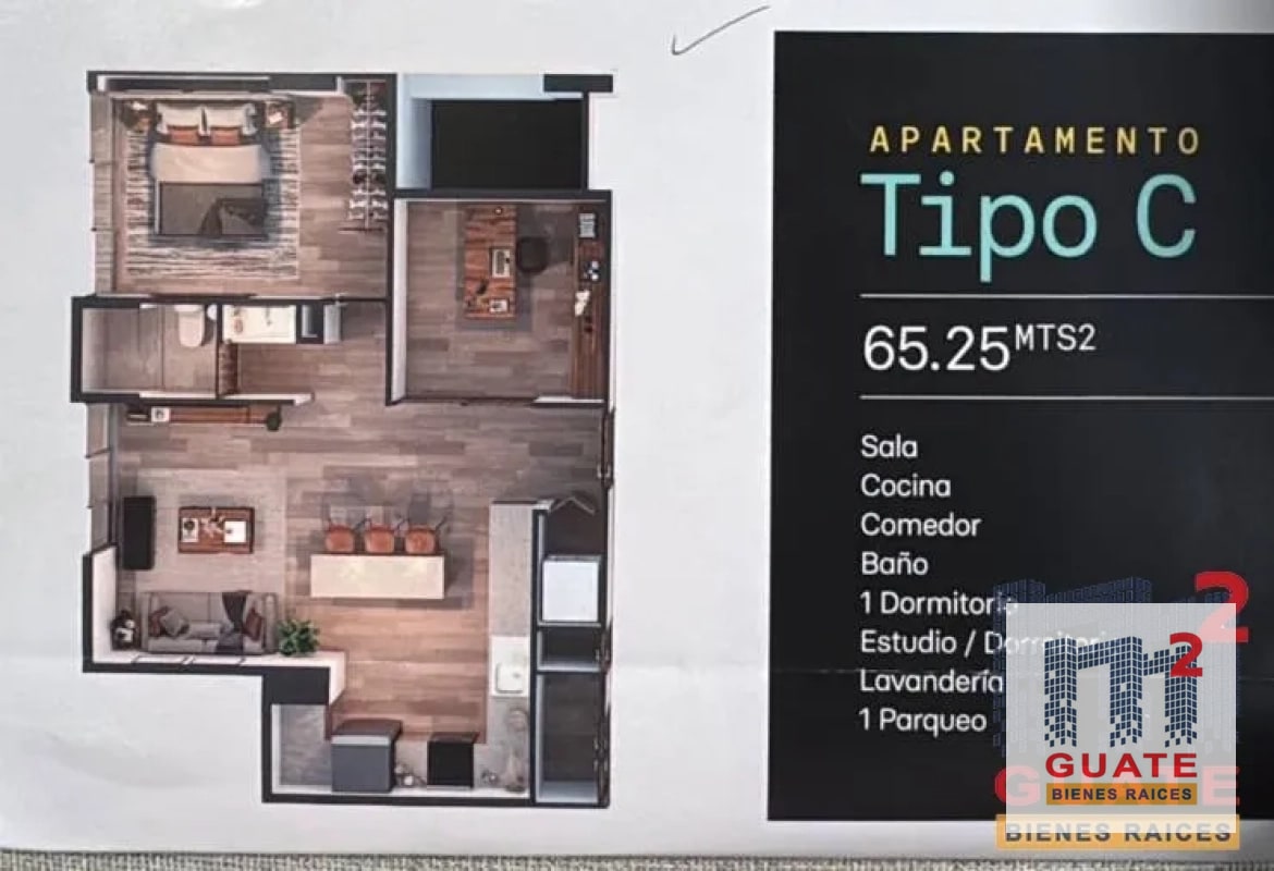 Apartamento en Renta, Zona 10 - 1