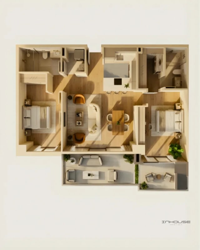 APARTAMENTO EN VENTA, SANTA ROSALIA ZONA 16 EN PLANOS - 2