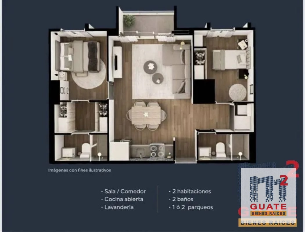 Apartamento en Venta, Zona 10 - 2
