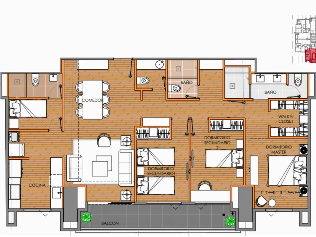 APARTAMENTO EN VENTA ZONA 13 EN PLANOS. - 2